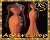 Sidney Orange Dress