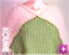 ▼ Knit Wool Poncho