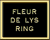 FLEUR DE LYS RING