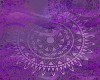 Mandala purple pillow