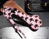 [J] Pink Goth Cross Shoe