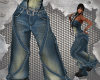 BRI strappy denim