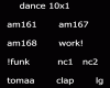 Pack Dance 10 x 1