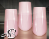 -MB- Pink Middle Nails