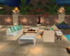 Poolside Firepit  Couch