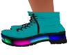 Rave On Teal Boots