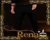 Mens Relaxed Black Jeans