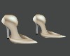 !R! Cream Stiletto Heels