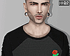 l' Simple Rose Long Slev