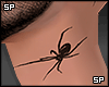 s. Neck tattoo spider