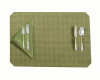 Green Check Placemat 