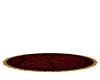 Antique round rug