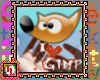 I heart GIMP stamp