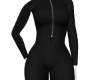 Black Zipper Jumpsuit