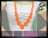 [m]LongerOrange+Necklace