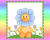 Flower Duck Biggie Stamp