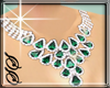 !SS Emerald Diamond neck