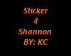 [KC]STICKER OF SHANNON 1
