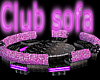 (Sp)Pink/Black Club sofa