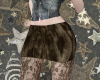 Brown lace skirt