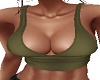 Army Green crop top