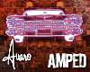 Amped Pink Neon Car Sign
