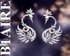 B1l SMT Swan Earrings