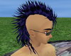 black and blue mohawk