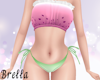 Watermelon Ruffle Bikini