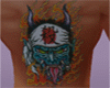 Colored dragon tattoo