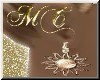 [MC]Glitter Sun Earrings
