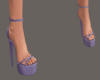 purple wrap heels