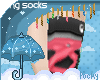 x:K.E:x Lovebot Socks