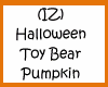 (IZ) Toy Bear Pumpkin