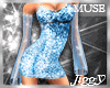 JiggY Diva Hot Dress Blu