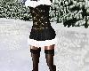 NS Black Snowflake Dress