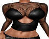 Fishnet Leather Top