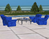 saphire blue cof table