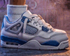 $ White and blue Kicks.
