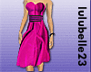 L23 Fuschia Ribbon Dress