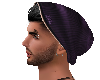 Grey Purple Beanie