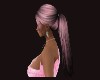 Pink Black PonyTail Hair