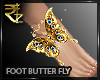 CNS FOOT BUTTERFLY GOLD