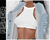 §▲Denim Jacket Crop
