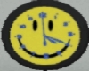 Yellow 4:20 Smiley Clock