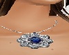 diamond blue necklace.