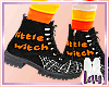 Kids Witch boot shoes