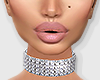 I│Diamond Choker Silv