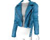 Blue Leather Jacket