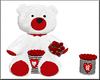 Valentine's Bear W/Roses
